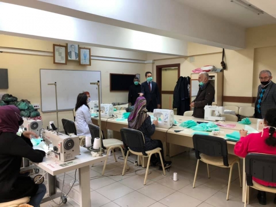 MASKE DEZENFEKTEN DAGITIMI