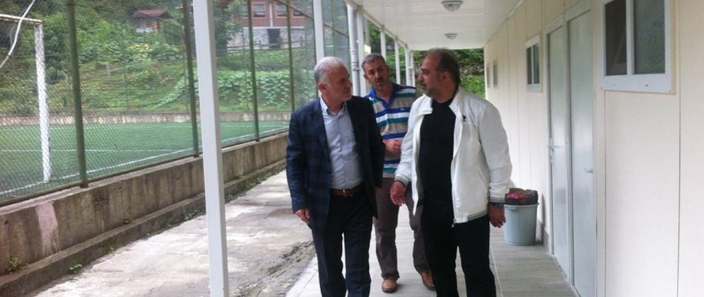 PURSAKLAR BELEDİYESPOR BAŞKANI HALİL TURHAN ÇAMLIHEMŞİN' DE
