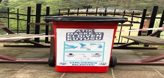 ATIK MASKE VE ELDİVEN KUTULARI