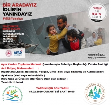 BİR ARADAYIZ İDLİB İN YANINDAYIZ