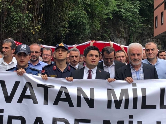 15 TEMMUZ DEMORASI VE MİLLİ BERABERLİK YÜRÜYÜŞÜ