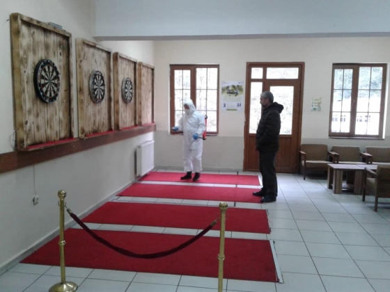 DEZENFEKTE ÇALIŞMALARIMIZ DEVAM EDİYOR