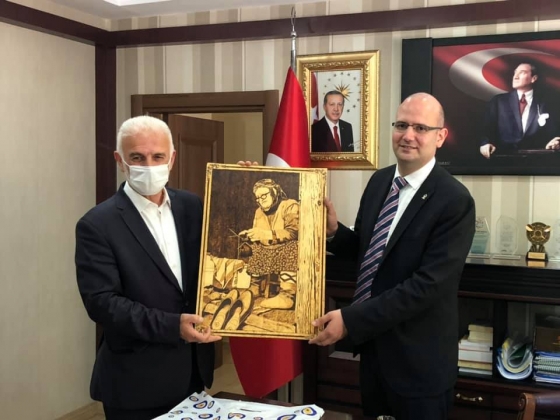 SAYIN ÖMER İLERİ BELEDİYEMİZİ ZİYARET ETTİ