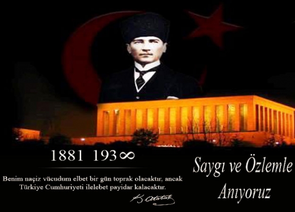 10 KASIM ULU ÖNDER GAZİ MUSTAFA KEMAL ATATÜRK'ÜN 79. ÖLÜM YIL DÖNÜMÜ