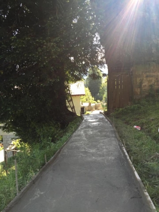 PATİKA YOL BETONLAMA ÇALIŞMASI