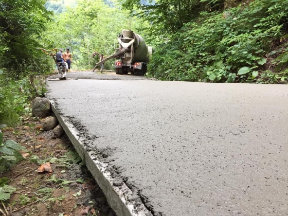 AŞAĞI TOBİRA YOL BETONLAMA