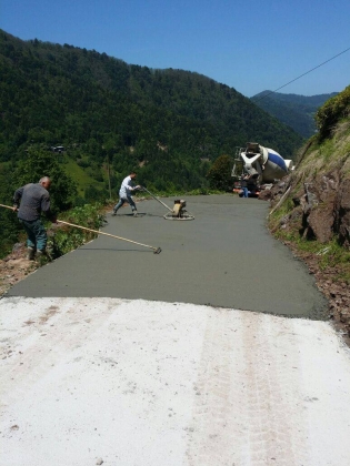 Konaklar Mahallesi / Helişli Mevkii Yol Betonlama Çalışması Sona Erdi.