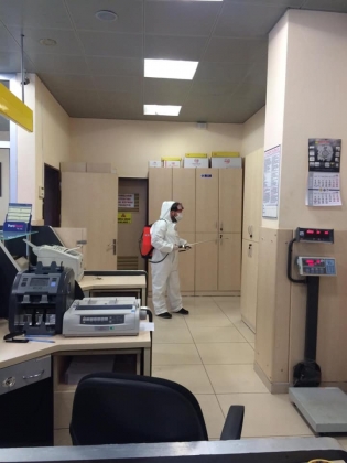 DEZENFEKTE ÇALIŞMALARI DEVAM EDİYOR