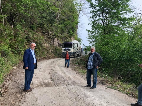 KAVAK YOL BETONLAMASI